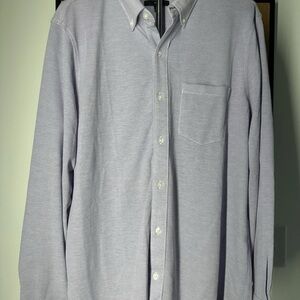 NWOT Men’s Bonobos LILAC Slim Fit Button Down Size L